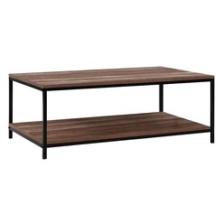Picture of Atlas Two Tier Coffee Table MDF Dark Wood/Black Resort Living