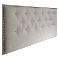 Picture of Aubrey Upholstered Bed Head, Timber Legs Fabric Assorted Cornermill