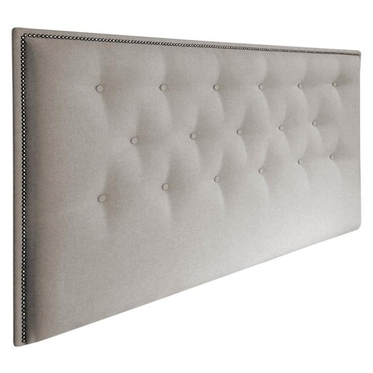 Picture of Aubrey Upholstered Bed Head, Timber Legs Fabric Assorted Cornermill