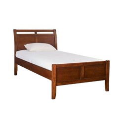Picture of Audrey Country Style Solid Wooden Bed Frame Single Size - Brown