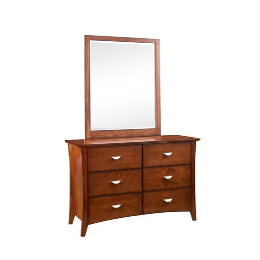 Picture of Audrey Country Style Solid Wooden Chest Of 6-Drawers Dresser Sideboard - Brown Picture of Audrey Country Style Solid Wooden Chest Of 6-Drawers Dresser Sideboard - Brown