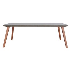 Picture of Augustine Concrete Coffee Table, Red Iron Bark Assorted Cornermill