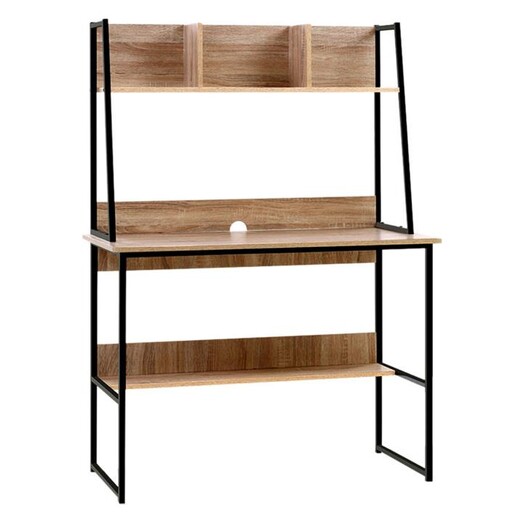 Picture of Aurora Computer Desk with Bookshelf Chipboard Assorted Resort Living