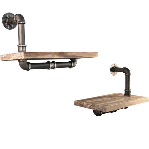 Picture of Austowe 2-Piece Shelving Unit Metal Natural Resort Living