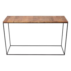 Picture of Ava Wooden Console Table in Black/Brown by Casa Uno