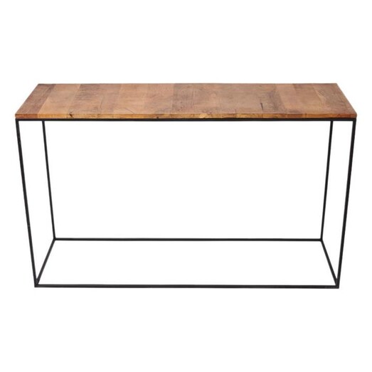 Picture of Ava Wooden Console Table in Black/Brown by Casa Uno