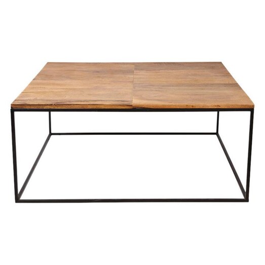Picture of Ava Wooden Square Coffee Table in Black/Brown by Casa Uno