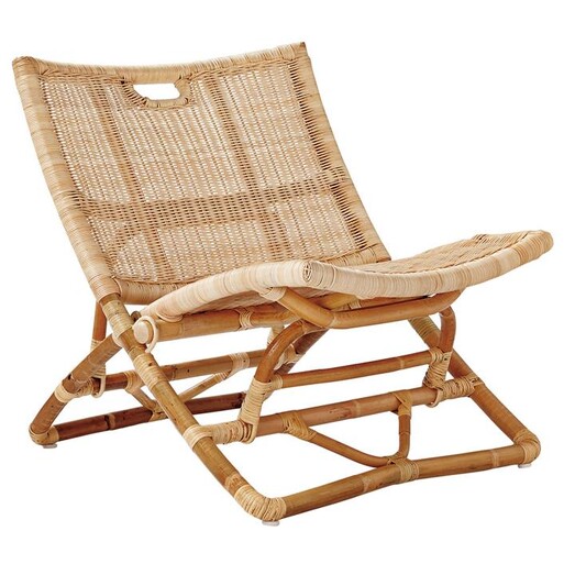 Picture of Avalon Folding Rattan Occasional Chair Natural Abide Interiors