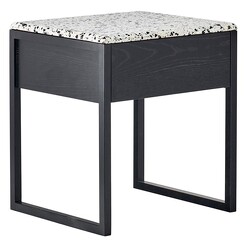Picture of Avalon Terrazzo Bedside Table Marble Assorted Life Interiors