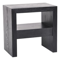 Picture of Axel Oak Side Table Black CAFE Lighting & Living