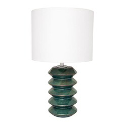 Picture of Azul Ceramic Table Lamp in Teal by CAFE Lighting & Living