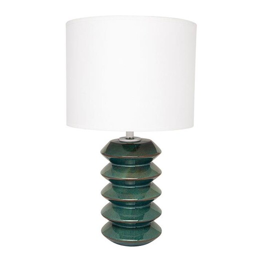 Picture of Azul Ceramic Table Lamp in Teal by CAFE Lighting & Living