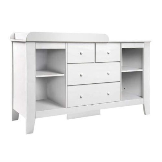 Picture of Baby Change Table Tall boy Drawers Dresser Chest Storage Cabinet White