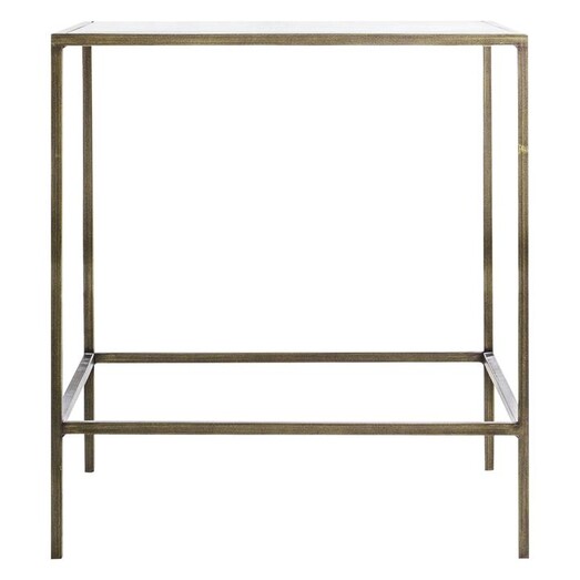 Picture of Bachelard Side Table in Champagne by Castle Road Interiors