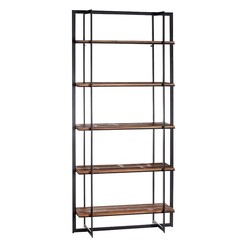 Picture of Bailey Wooden Display Unit Black/Natural Academy