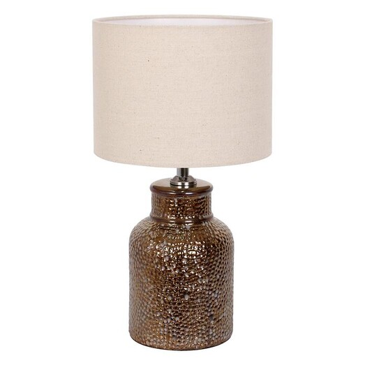 Picture of Baku Table Lamp in Brown/Cream by Amalfi