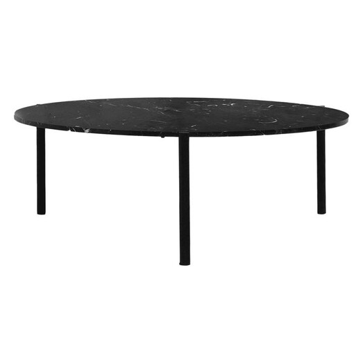 Picture of Bali Round Marble Coffee Table Black/White HOMESTAR