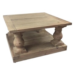 Picture of Balustrade Coffee Table Wood Natural Jac Home Living