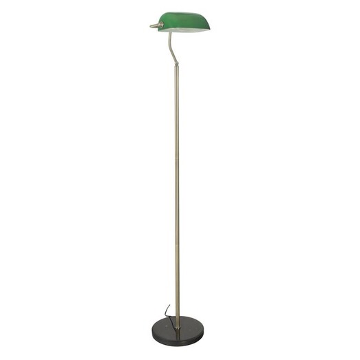 Picture of Bankers Floor Lamp in Antique Brass by Oriel Lighting