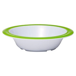 Picture of Barel Designs Junior Rimmed Melamine Bowl, Size 16cm in Lime