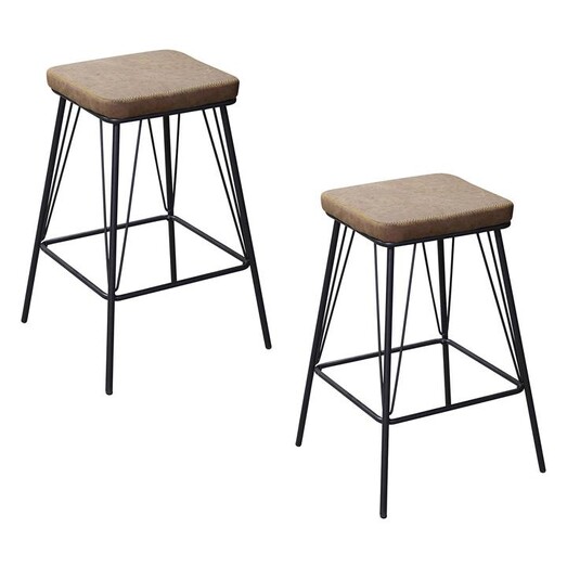 Picture of Bayou Faux Leather Bar Stool (Set of 2) Assorted Dover Mason Picture of Bayou Faux Leather Bar Stool (Set of 2) Assorted Dover Mason