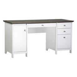 Picture of Beanca Writing Desk in White by Modish