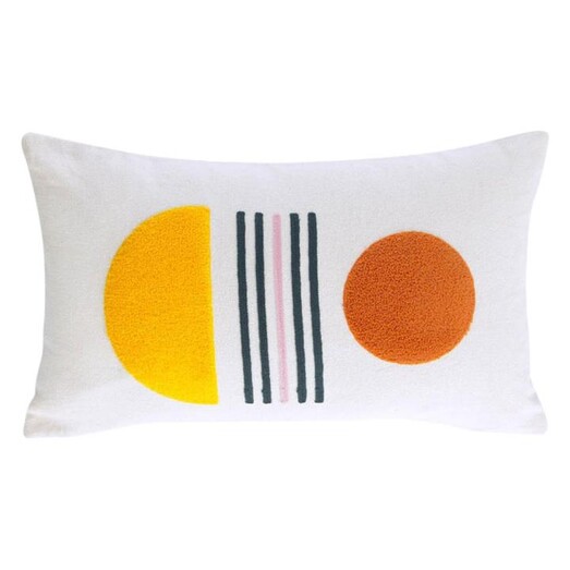 Picture of Beau Cotton Breakfast Cushion by Vida & Co.
