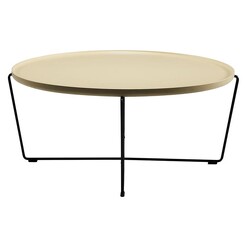Picture of Becca Coffee Table, Yellow Metal Yellow/Black Living by Design