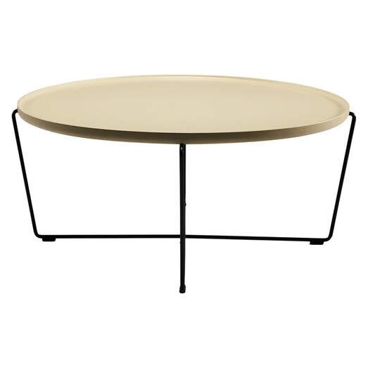 Picture of Becca Coffee Table, Yellow Metal Yellow/Black Living by Design