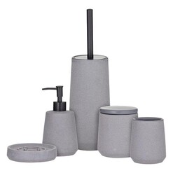 Picture of Becket 5-Piece Bathroom Set in Grey by Academy