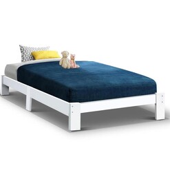 Picture of Bed Frame King Single Size Wooden Mattress Base Timber Platform JADE