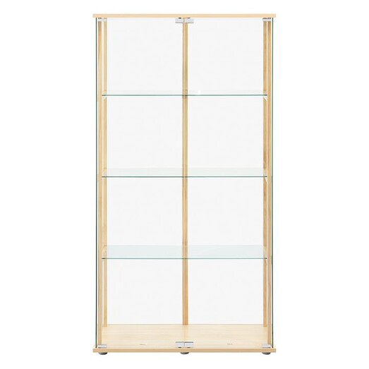 Picture of Beech 4-Tier Glass Display Cabinet Chipboard U.S Designs Picture of Beech 4-Tier Glass Display Cabinet Chipboard U.S Designs