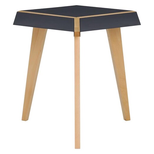 Picture of Beenee Side Table Metal Iridium/Beech Zanui