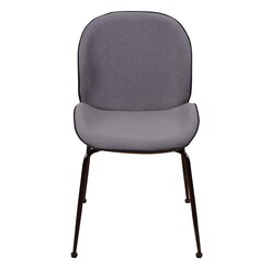 Picture of Beetle Linen Dining Chair Grey HOMESTAR