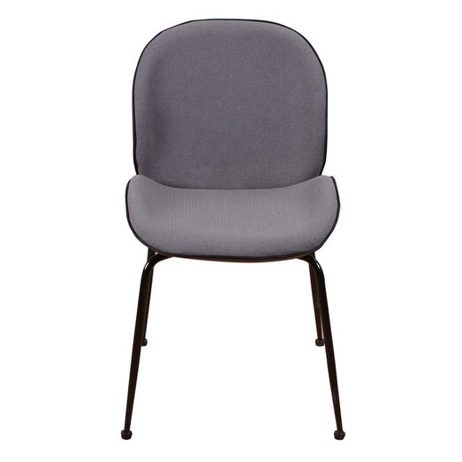 Picture of Beetle Linen Dining Chair Grey HOMESTAR