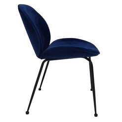 Picture of Beetle Velvet Dining Chair Blue HOMESTAR