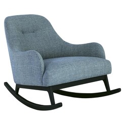 Picture of Belinna Rocking Chair Fabric Space Blue Nestnordic x Zanui