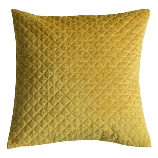Picture of Bellone Diamond Quilted Cushion in Yellow by Castle Road Interiors Picture of Bellone Diamond Quilted Cushion in Yellow by Castle Road Interiors