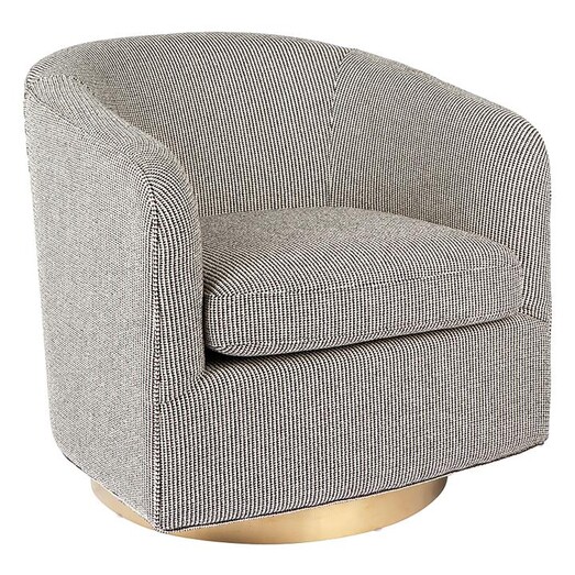 Picture of Belvedere Swivel Armchair Fabric Assorted CAFE Lighting & Living