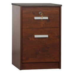 Picture of Bennington 2-Drawer Cabinet in Cherry by Modish