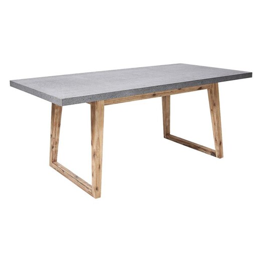 Picture of Bentley Outdoor Dining Table, Large Wood Concrete/Natural Casa Uno