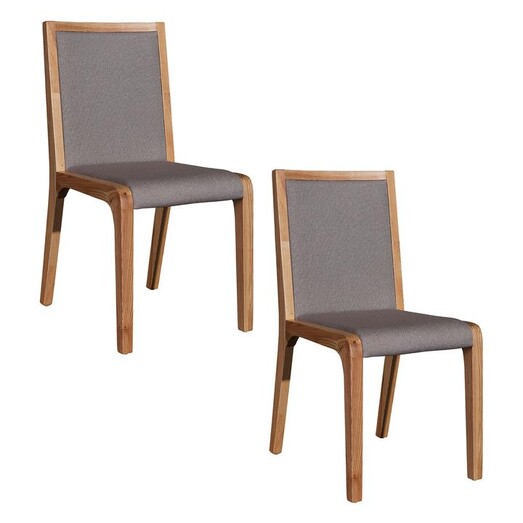 Picture of Berny Fabric Dining Chair (Set of 2) Grey/Ash Rothbury Home Picture of Berny Fabric Dining Chair (Set of 2) Grey/Ash Rothbury Home