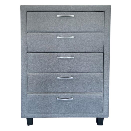 Picture of Betty Tallboy Chipboard Light Grey Rothbury Home Picture of Betty Tallboy Chipboard Light Grey Rothbury Home