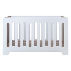 Picture of Big Dreamer 2 in 1 Convertible Baby Cot Wood White E-living