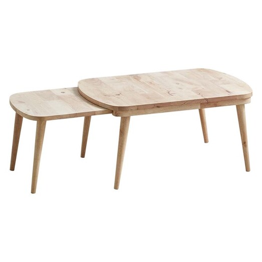 Picture of Big Tongue Extendable Coffee Table Solid Wood Natural The Import Depot