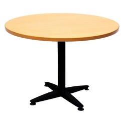 Picture of Black 4 Star Base Table Melamine Assorted Rapidline