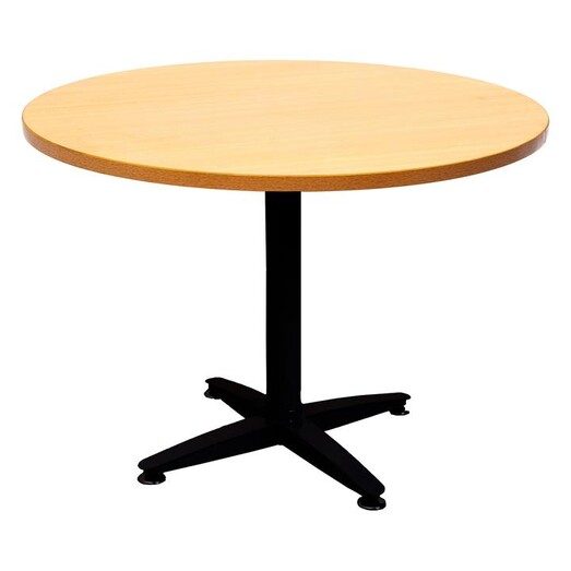 Picture of Black 4 Star Base Table Melamine Assorted Rapidline