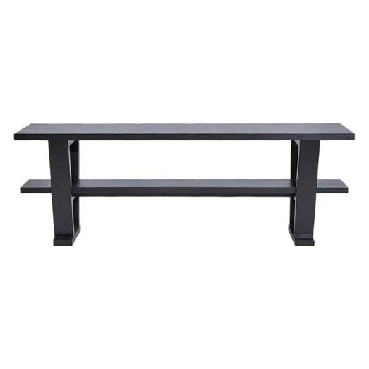 Picture of Blaine Timber Console Table in Black by CAFE Lighting & Living