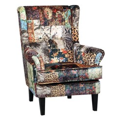 Picture of Bliss Velvet Accent Armchair Dover Mason