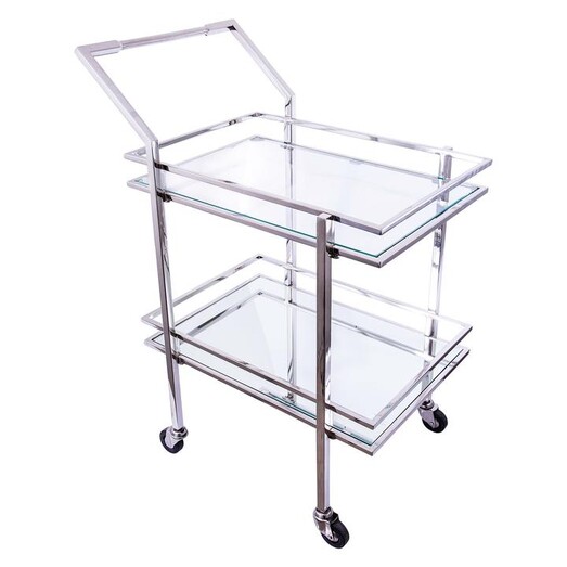 Picture of Blue Moon Bar Trolley Metal Silver Florabelle Picture of Blue Moon Bar Trolley Metal Silver Florabelle